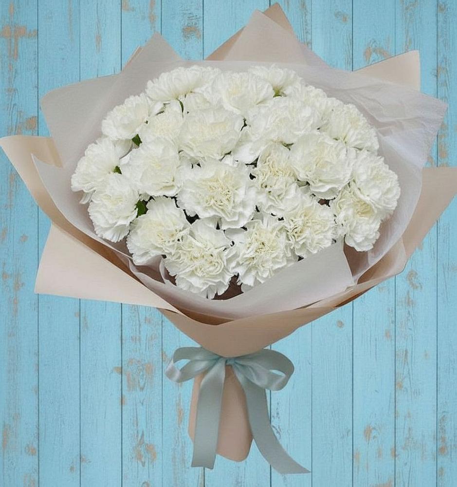 Букет цветов из: Гвоздики в Грушевском