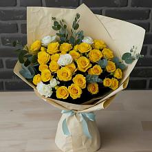 Букет цветов из:  Розы #REPLACE_PRED# Грушевском