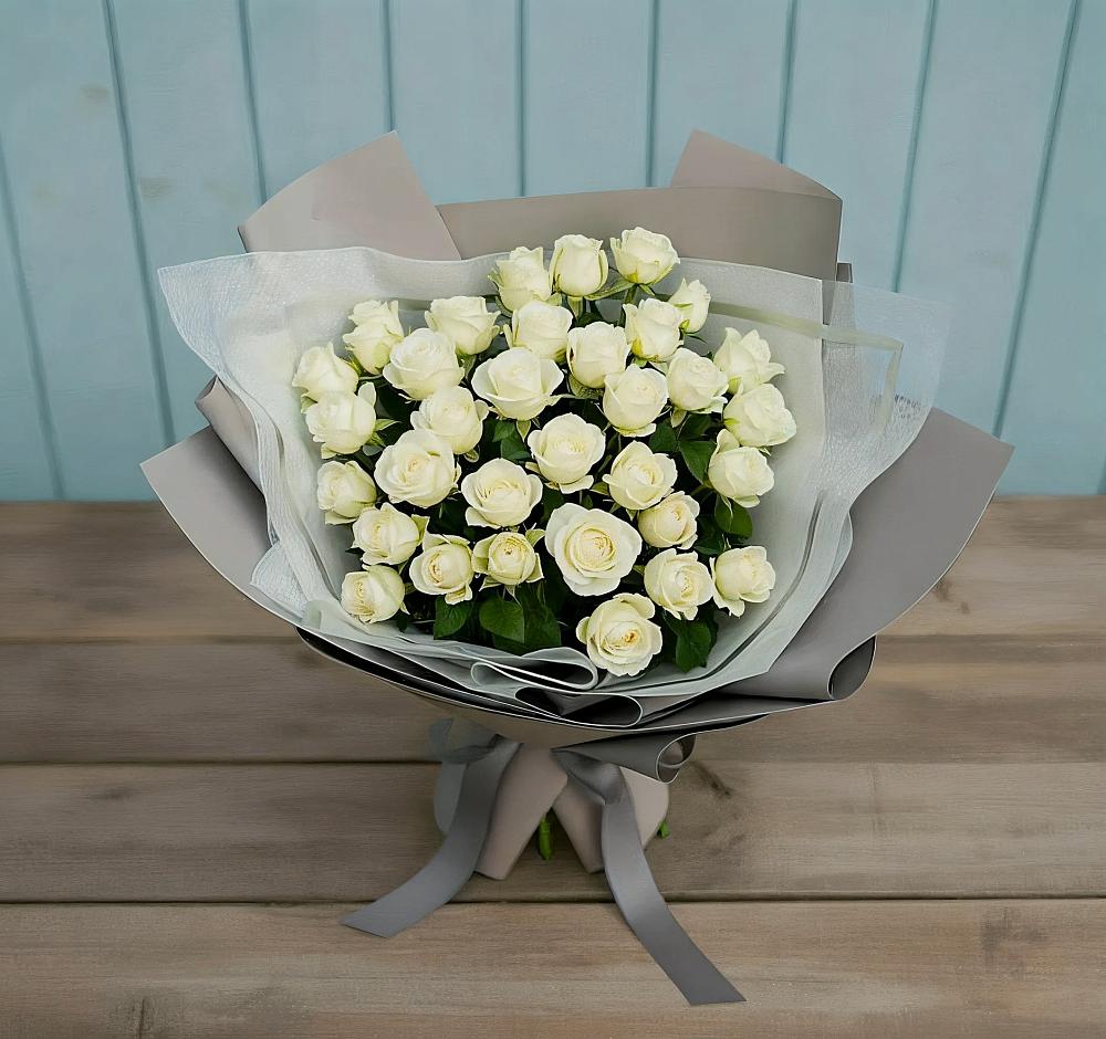 Букет Белоснежная нежность в Грушевском