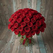 Букет 55 Красных роз Фридом #REPLACE_PRED# Грушевском