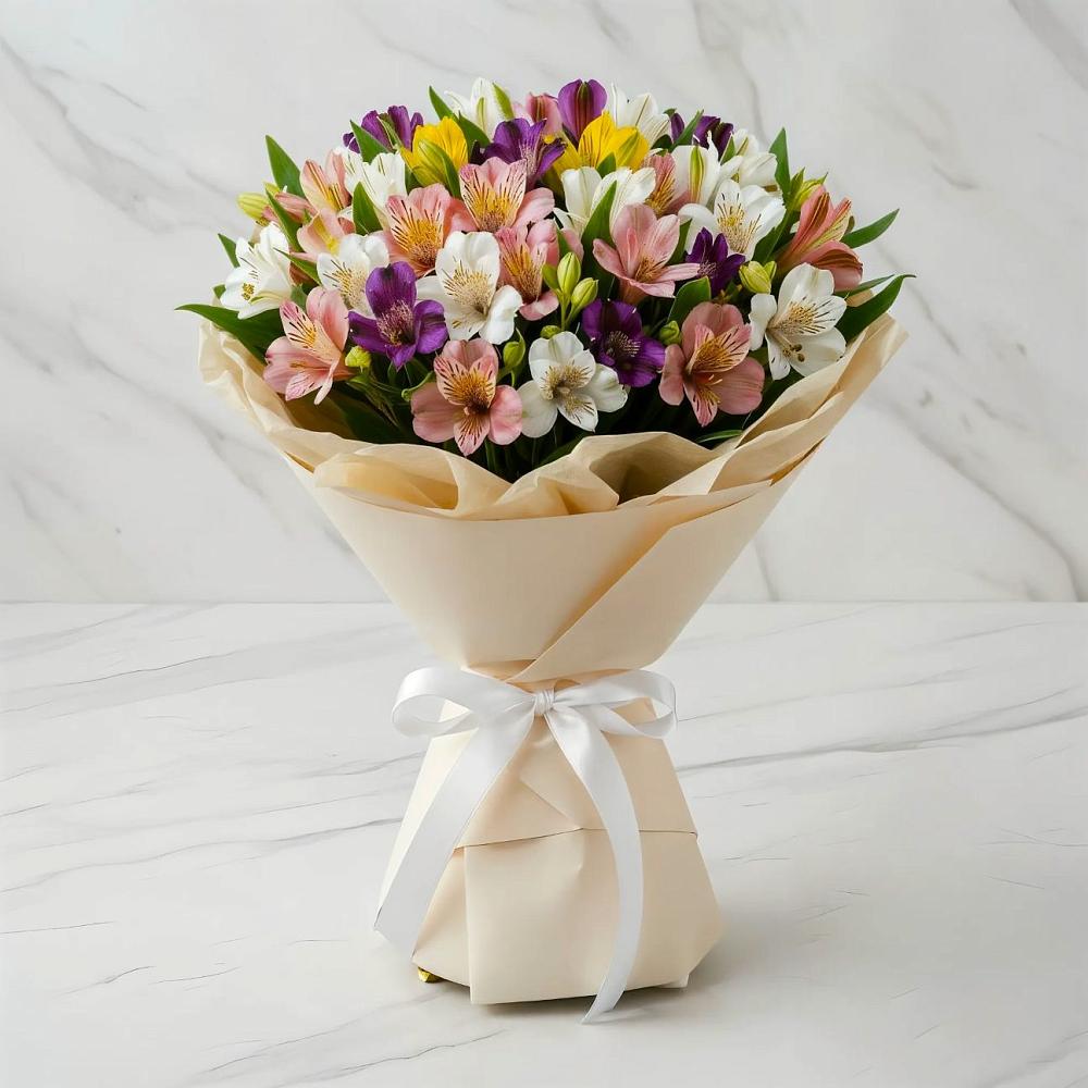 Букет цветов из: Альстромерии в Грушевском