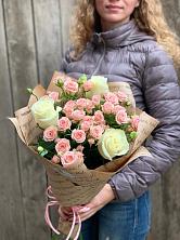 Букет цветов из:  Розы в Грушевском