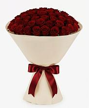 Букет 101 Бордовая роза Блэк Бакарра в Грушевском