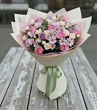 Букет цветов из:  Розы и Хризантемы в Грушевском