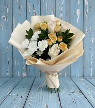 Букет цветов из:  Розы и Хризантемы в Грушевском