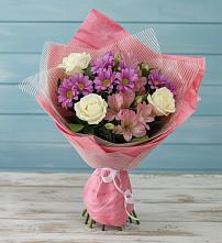 Букет цветов из:  Герберы в Грушевском