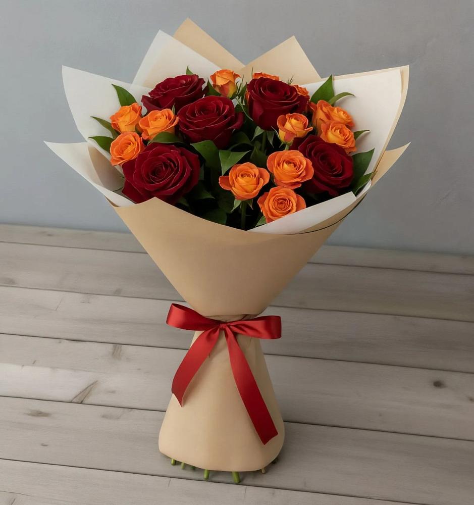 Букет Любовь и восторг в Грушевском